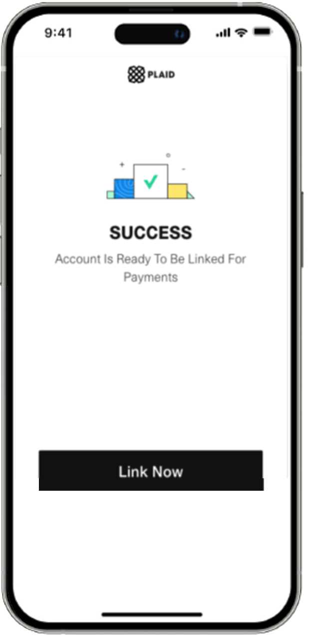 Link now app screen